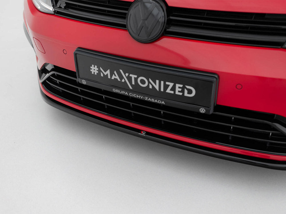 Maxton Design Front Splitter V.7 Vw Golf 7 R / R-line Facelift - Wayside Performance 