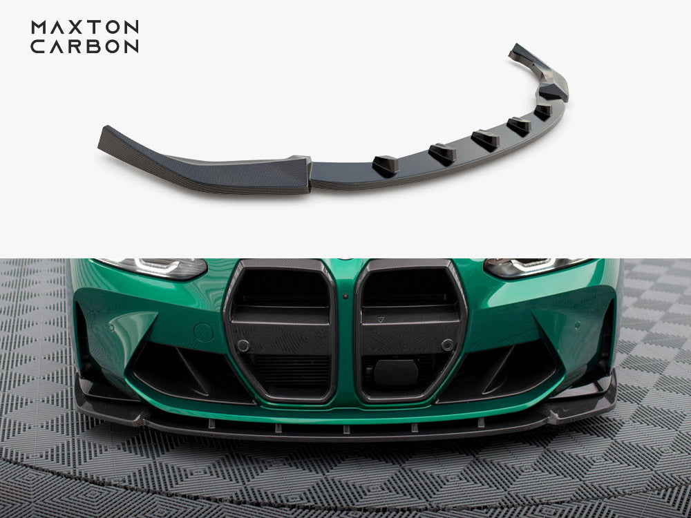 Maxton Design Carbon Fiber Front Splitter V.1 BMW M3 Sedan / Touring G80 / G81