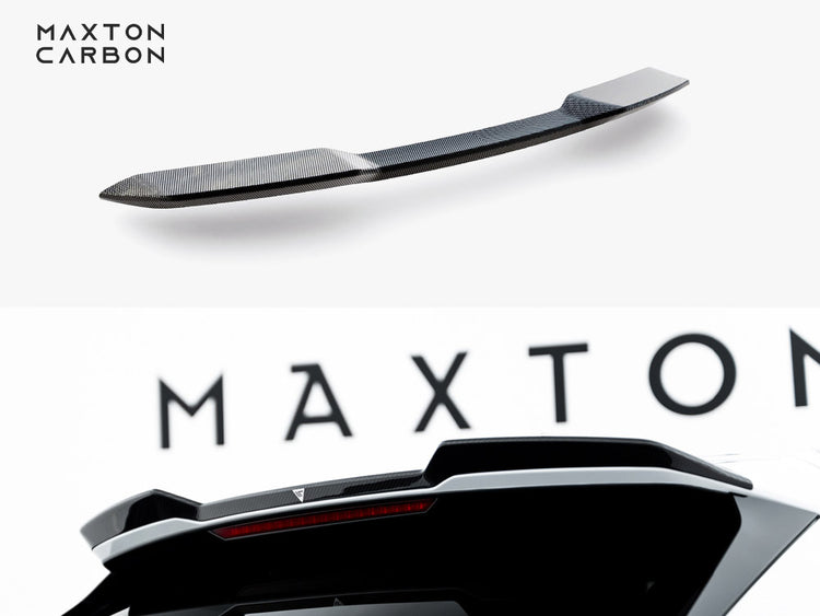 Carbon Fiber Tailgate Spoiler (Upper) Audi Rsq8 Mk1 - Wayside Performance 