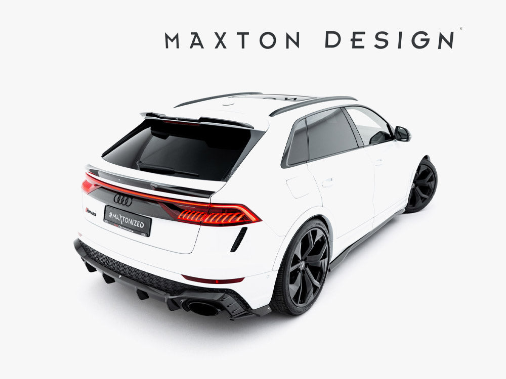 Carbon Fiber Tailgate Spoiler (Upper) Audi Rsq8 Mk1 - Wayside Performance 