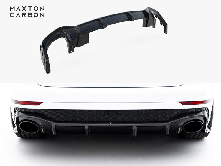 Carbon Fiber Rear Diffuser Audi Rsq8 Mk1 - Wayside Performance 