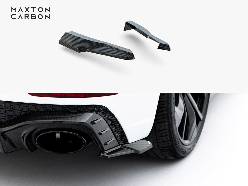Carbon Fiber Rear Side Splitters Audi Rsq8 Mk1 - Wayside Performance 