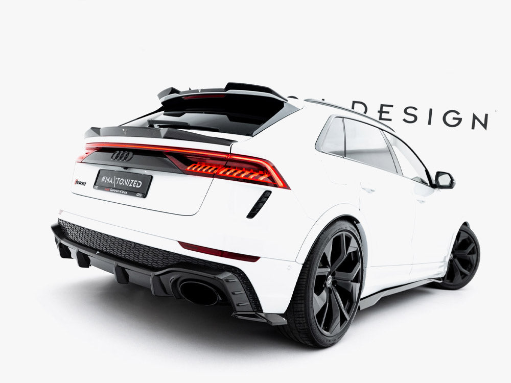 Carbon Fiber Rear Side Splitters Audi Rsq8 Mk1 - Wayside Performance 