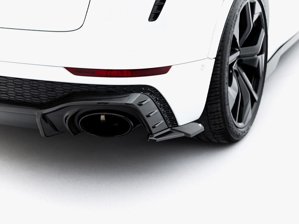 Carbon Fiber Rear Side Splitters Audi Rsq8 Mk1 - Wayside Performance 