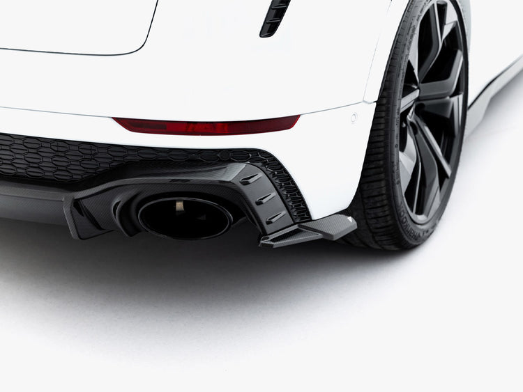 Carbon Fiber Rear Side Splitters Audi Rsq8 Mk1 - Wayside Performance 