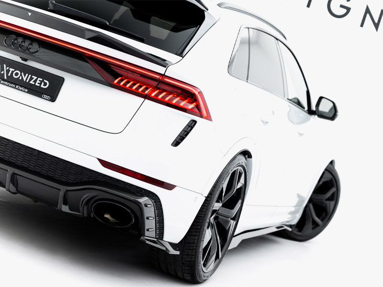 Carbon Fiber Rear Side Splitters Audi Rsq8 Mk1 - Wayside Performance 