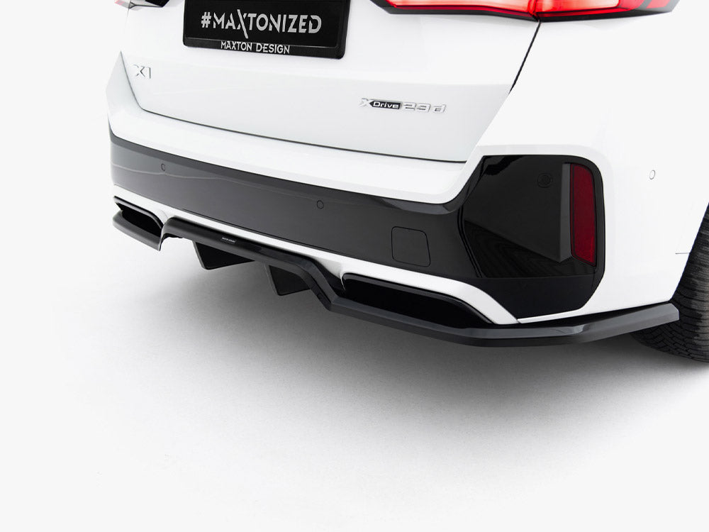 Maxton Design Rear Splitter (Vertical Bars) BMW X1 M-Pack U11 - Wayside Performance 