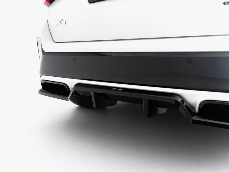 Maxton Design Rear Splitter (Vertical Bars) BMW X1 M-Pack U11 - Wayside Performance 