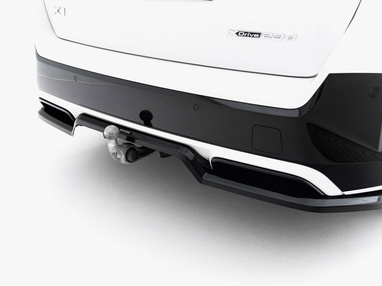 Maxton Design Rear Splitter (Vertical Bars) BMW X1 M-Pack U11 - Wayside Performance 