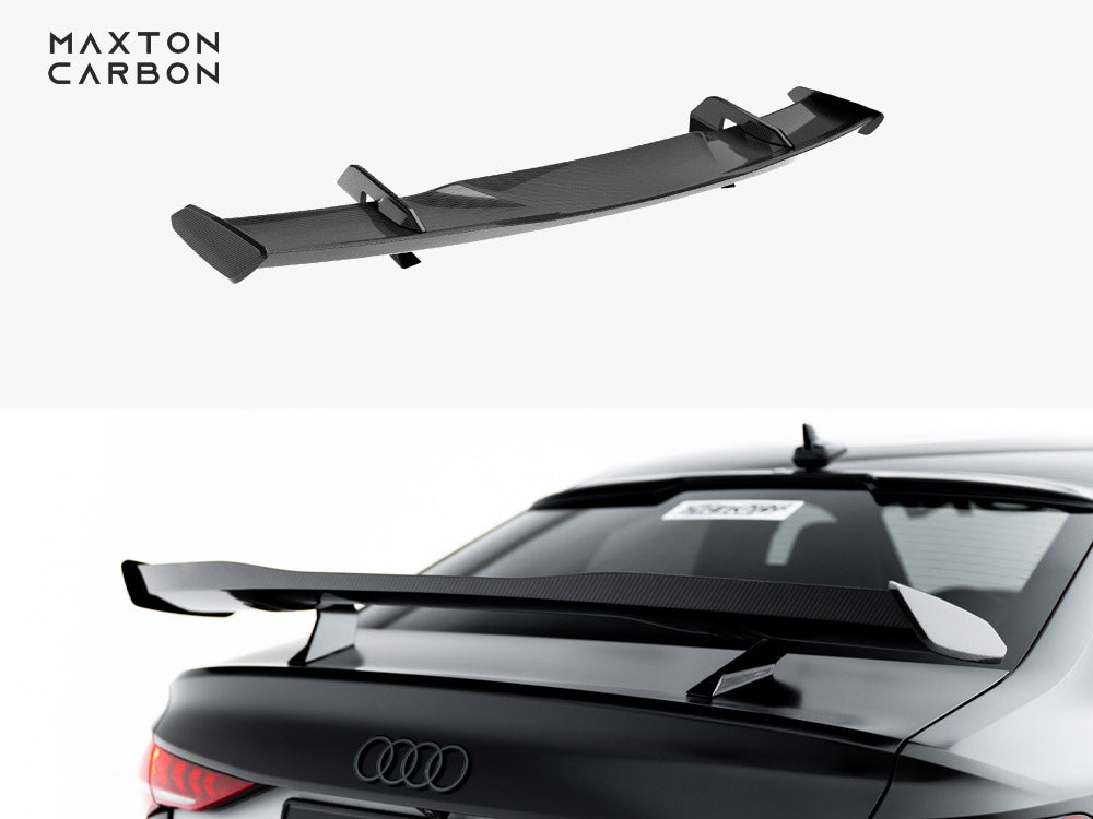 Maxton Design Carbon Spoiler Audi A3 / A3 S-Line / S3 / RS3 Sedan 8Y / 8Y Facelift