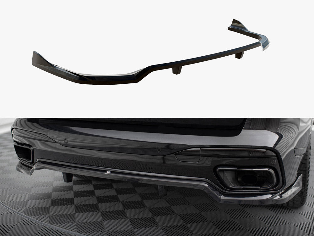 Maxton Design Rear Splitter (Vertical Bars) BMW X7 M-Pack G07 Facelift - Wayside Performance 