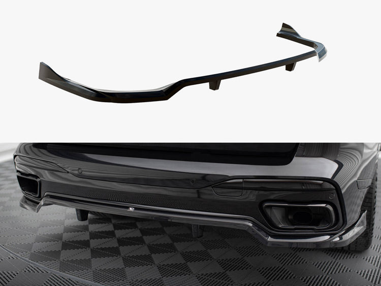 Maxton Design Rear Splitter (Vertical Bars) BMW X7 M-Pack G07 Facelift - Wayside Performance 