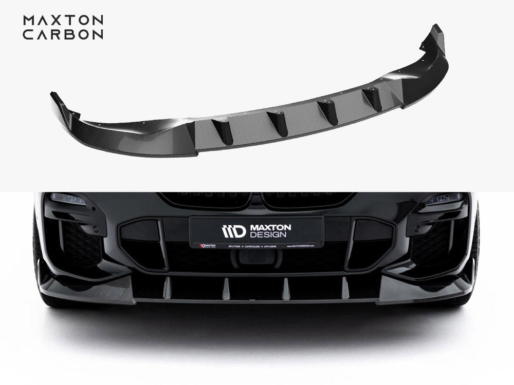 Maxton Design Prepreg Carbon Fiber Front Splitter BMW X5 M-Pack G05