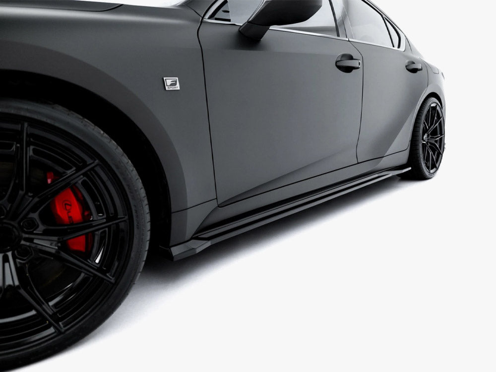 Maxton Design Side Skirt Diffusers Lexus IS 500 Mk3 Facelift 2 (XE30) - Wayside Performance 