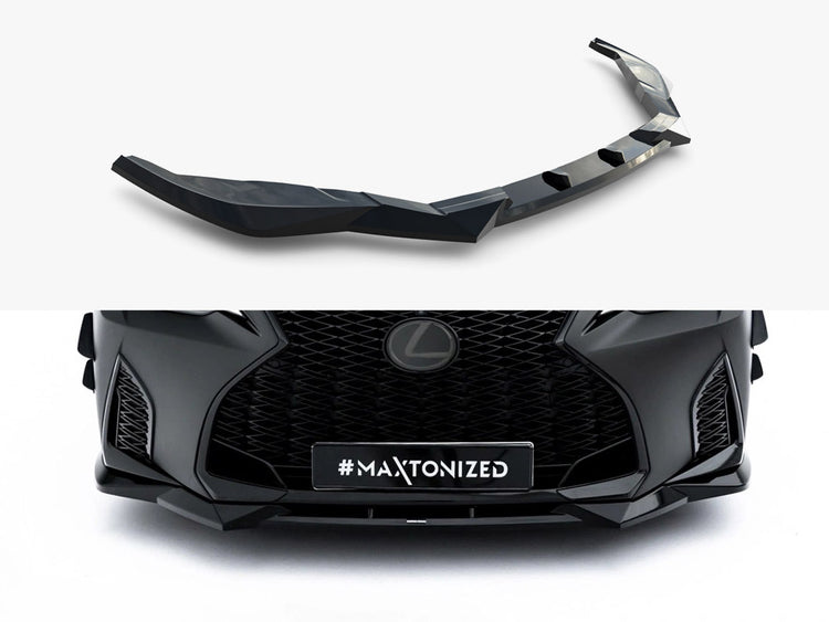 Maxton Design Front Splitter V.2 Lexus IS 500 Mk3 Facelift 2 (XE30) - Wayside Performance 