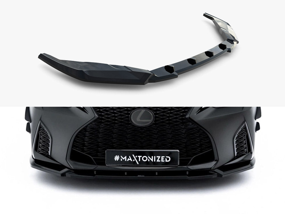 Maxton Design Front Splitter V.1 Lexus IS 500 Mk3 Facelift 2 (XE30) - Wayside Performance 