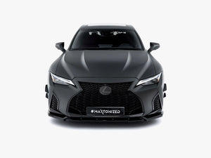 Maxton Design Front Splitter V.1 Lexus IS 500 Mk3 Facelift 2 (XE30) - Wayside Performance 