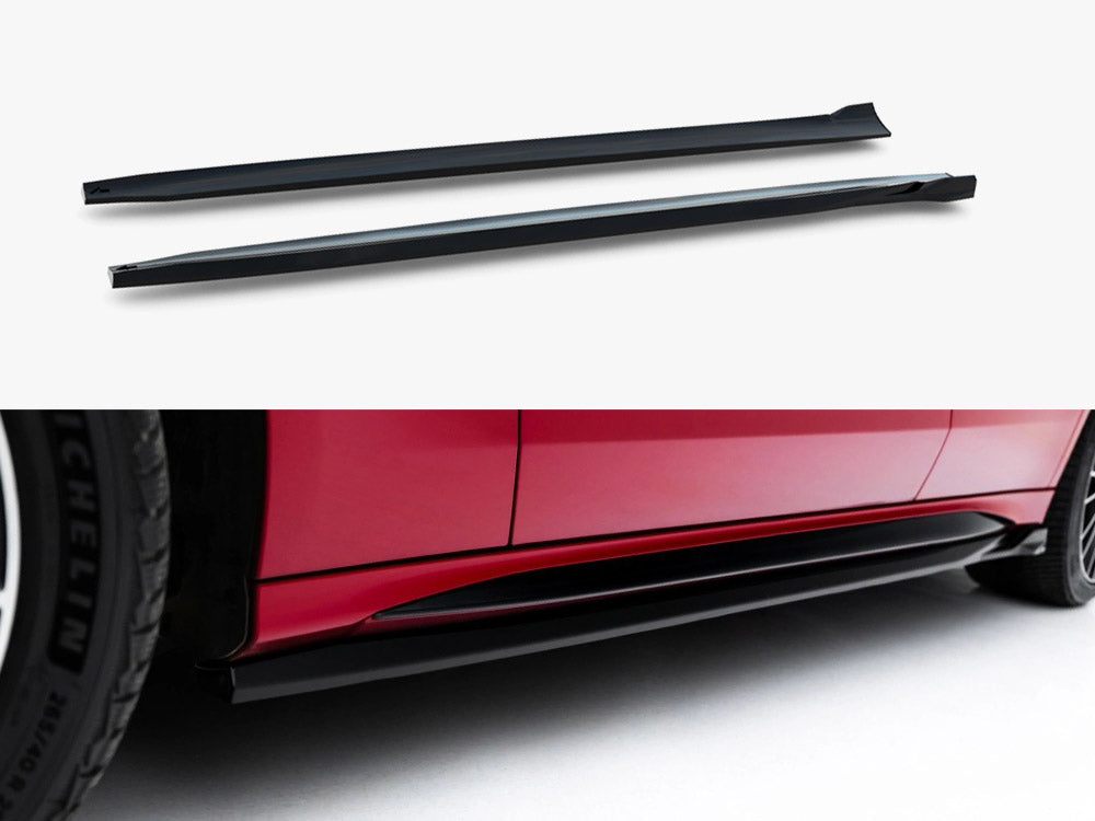 Maxton Design Side Skirt Diffusers Mercedes-AMG E53 Sedan / Estate W214 - Wayside Performance 