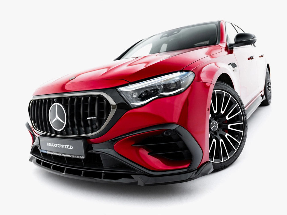 Maxton Design Front Splitter Mercedes-AMG E53 Sedan / Estate W214 - Wayside Performance 