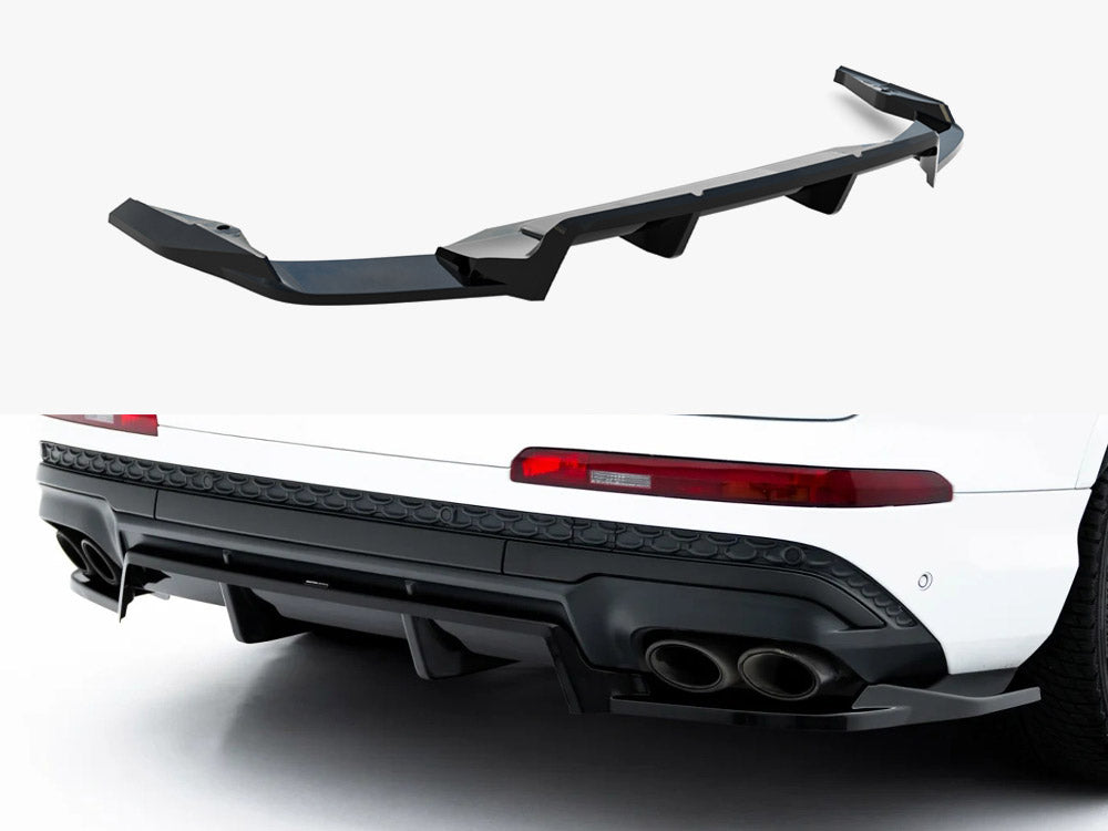Maxton Design Rear Splitter (Vertical Bars) Audi SQ7 Mk2 Facelift 2 - Wayside Performance 