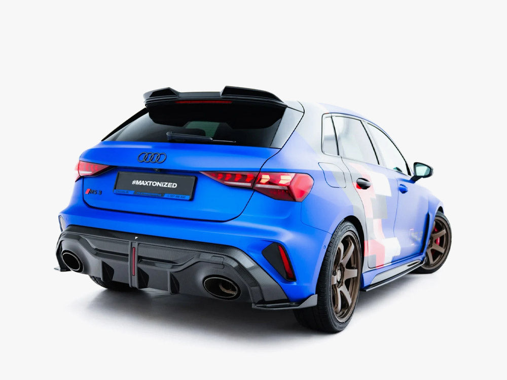 Maxton Design Prepreg Carbon Fiber Rear Diffuser Audi RS3 Sportback 8Y Facelift - Wayside Performance 