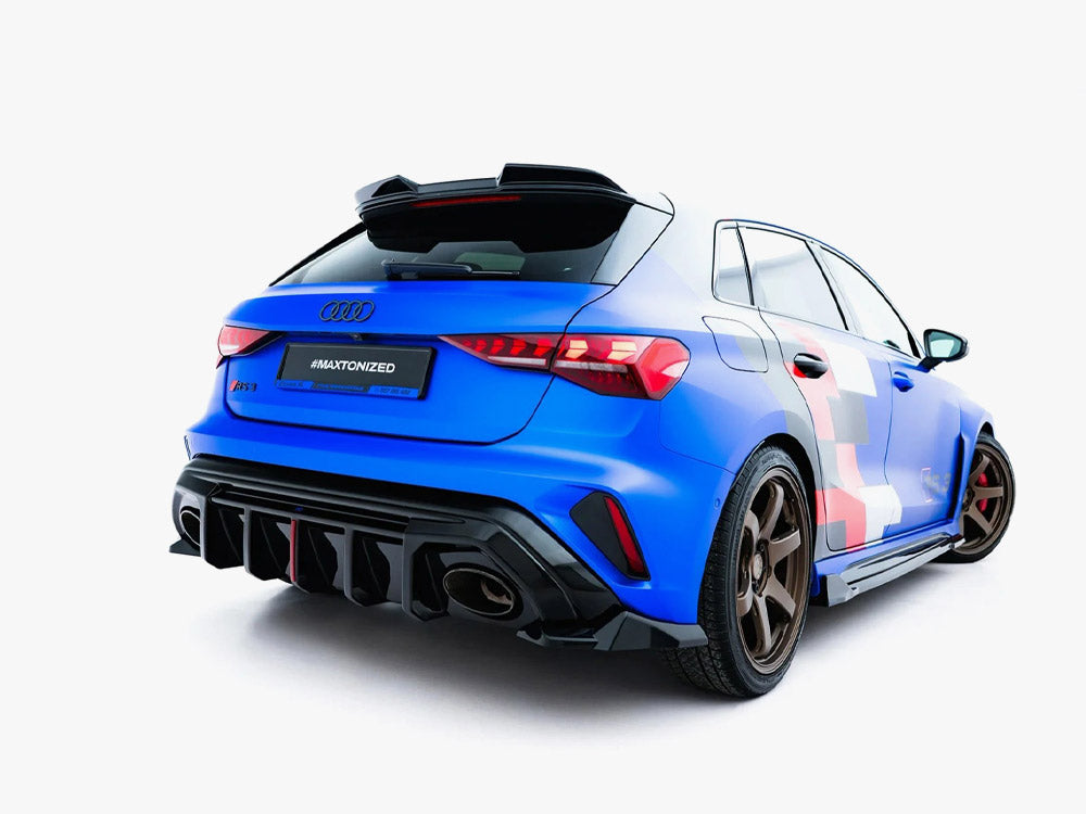 Maxton Design Rear Side Splitters V.3 Audi RS3 Sportback 8Y Facelift - Wayside Performance 
