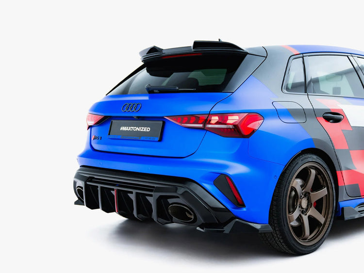 Maxton Design Rear Side Splitters V.3 Audi RS3 Sportback 8Y Facelift - Wayside Performance 
