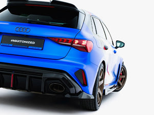 Maxton Design Rear Side Splitters V.3 Audi RS3 Sportback 8Y Facelift - Wayside Performance 