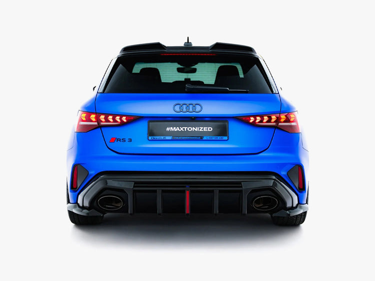 Maxton Design Rear Side Splitters V.1 Audi RS3 Sportback 8Y Facelift - Wayside Performance 