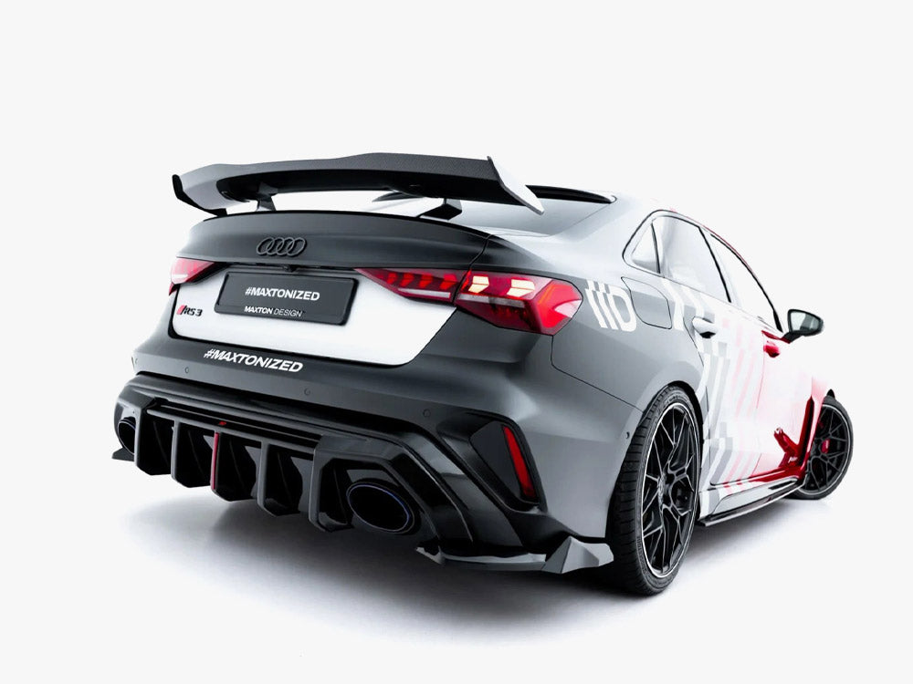 Maxton Design Rear Side Splitters V.3 Audi RS3 Sedan 8Y Facelift - Wayside Performance 