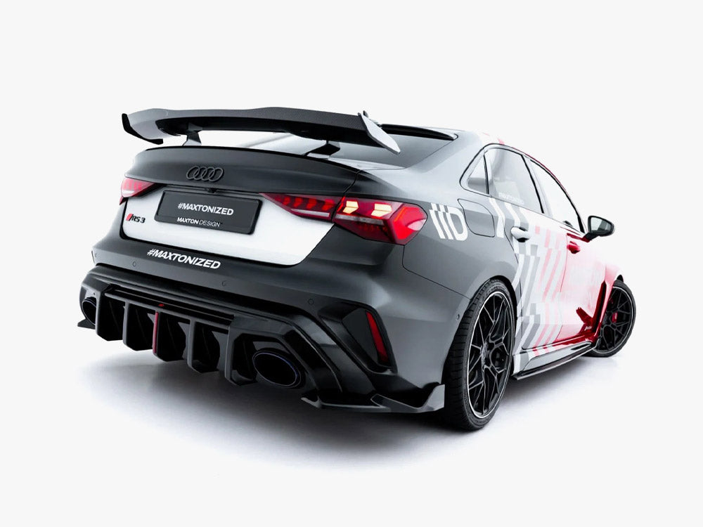 Maxton Design Rear Side Splitters V.2 Audi RS3 Sedan 8Y Facelift - Wayside Performance 