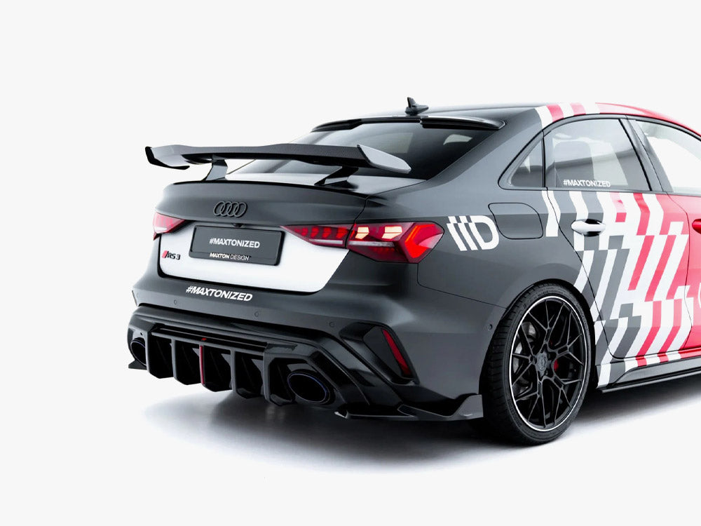 Maxton Design Rear Side Splitters V.2 Audi RS3 Sedan 8Y Facelift - Wayside Performance 