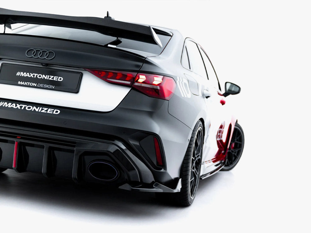 Maxton Design Rear Side Splitters V.2 Audi RS3 Sedan 8Y Facelift - Wayside Performance 