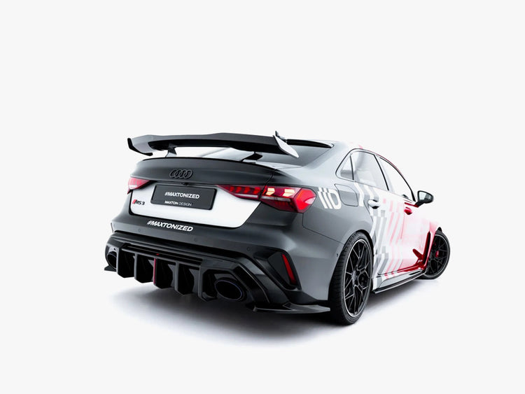 Maxton Design Rear Side Splitters V.1 Audi RS3 Sedan 8Y Facelift - Wayside Performance 