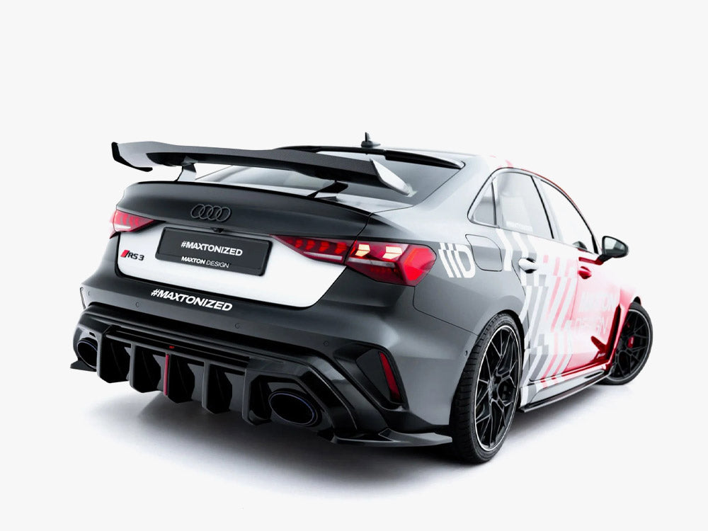 Maxton Design Rear Side Splitters V.1 Audi RS3 Sedan 8Y Facelift - Wayside Performance 