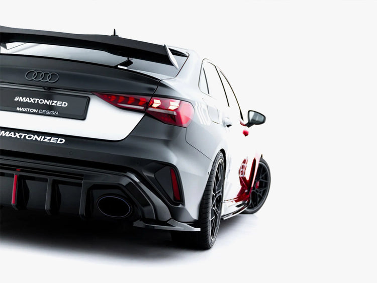 Maxton Design Rear Side Splitters V.1 Audi RS3 Sedan 8Y Facelift - Wayside Performance 