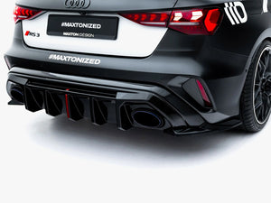 Maxton Design Rear Side Splitters V.1 Audi RS3 Sedan 8Y Facelift - Wayside Performance 
