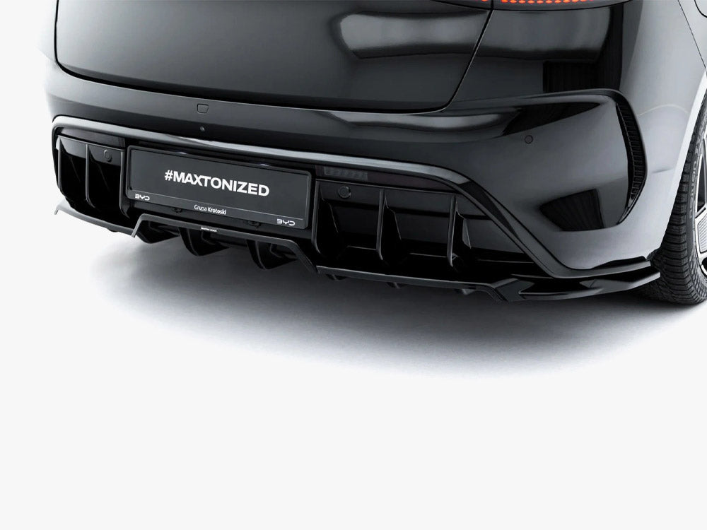 Maxton Design Rear Splitter (Vertical Bars) BYD Seal Mk1 - Wayside Performance 