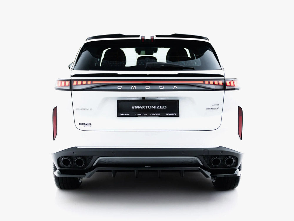 Maxton Design Omoda 9 Mk1 bottom spoiler for car body styling, featuring sleek design and aerodynamic enhancements.