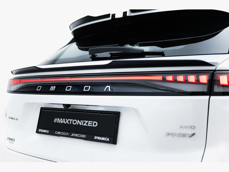 Maxton Design CAP Omoda 9 Mk1 bottom spoiler for Omoda 9, sleek black body styling part from MAXTON® DESIGN.