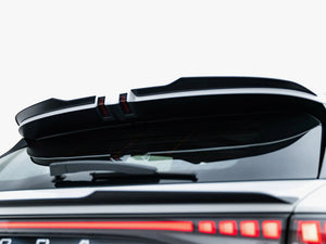Maxton Design Omoda 9 Mk1 upper spoiler cap for body and styling, showcasing the sleek aerodynamic design in black finish.