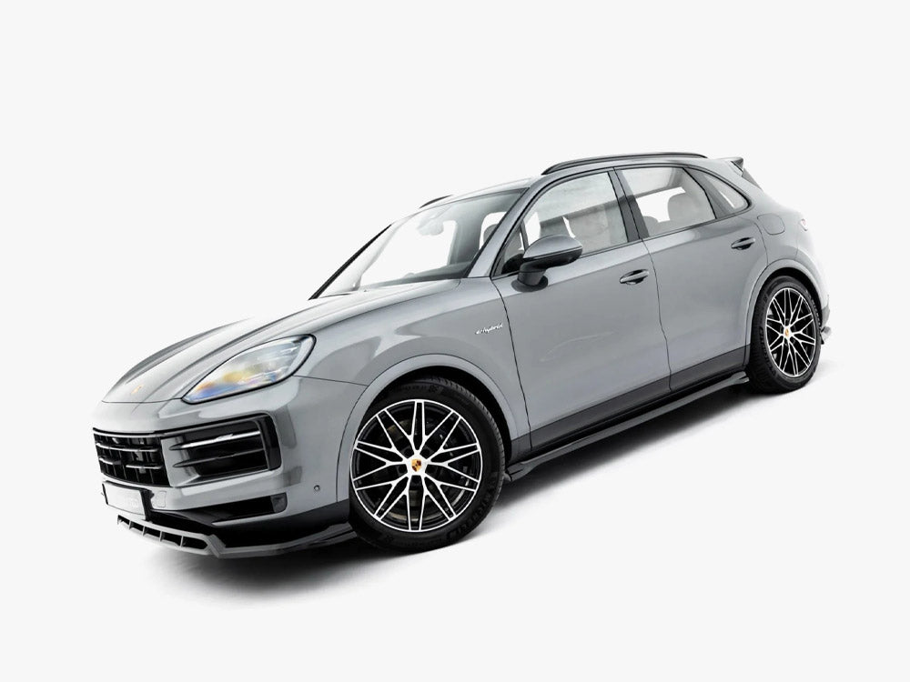 Maxton Design Porsche Cayenne Mk3 Facelift side skirt diffusers, body styling accessories for SUV and coupe models, MAXTON® DESIGN.