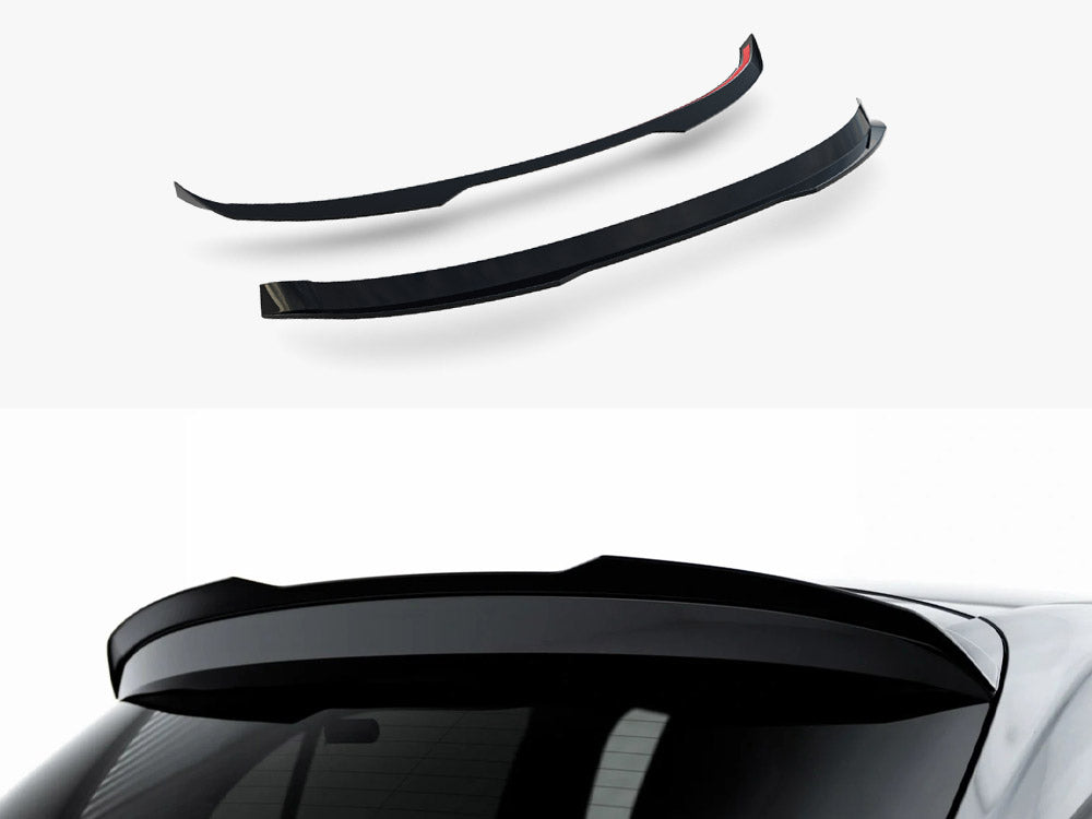 Maxton Design Spoiler CAP MG 3 Mk1 for body styling, shown on a car with a sleek black finish and aerodynamic design.