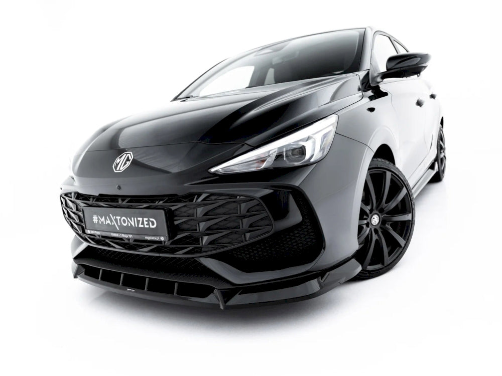 Maxton Design Front Splitter V.2 MG 3 Mk1 body and styling part, featuring aerodynamic design for improved vehicle performance.