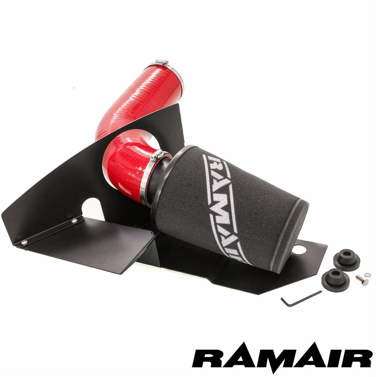 Ramair Performance Foam Induction Kit for 2.0 TSI TFSI MK6 GTI - Red Hose