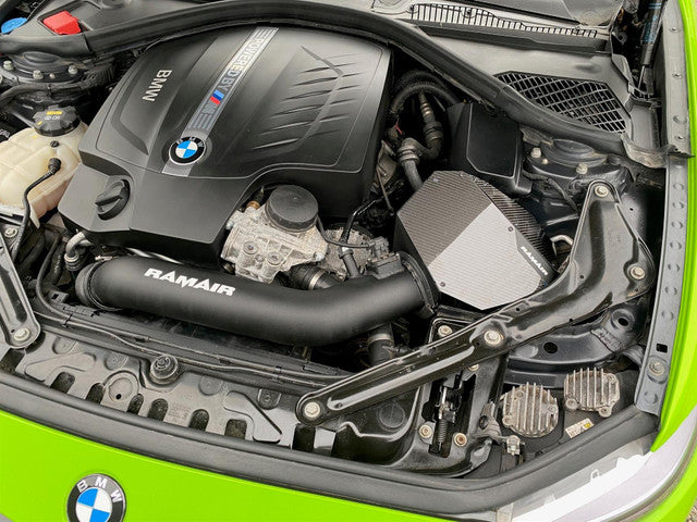 Ramair Performance Pleated Induction Kit With Carbon Lid to fit BMW 135i 235i M2 3.0T N55 - Wayside Performance 