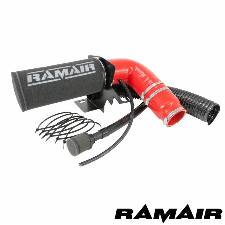 Ramair Performance Foam Induction Kit for 1.2 THP & VTI Citroen & Peugeot - Red Hose - Wayside Performance 