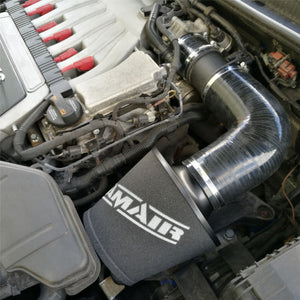 Ramair Performance Foam Induction Kit for VW MK5 Golf R32 3.2 V6 - Red Hoses - Wayside Performance 