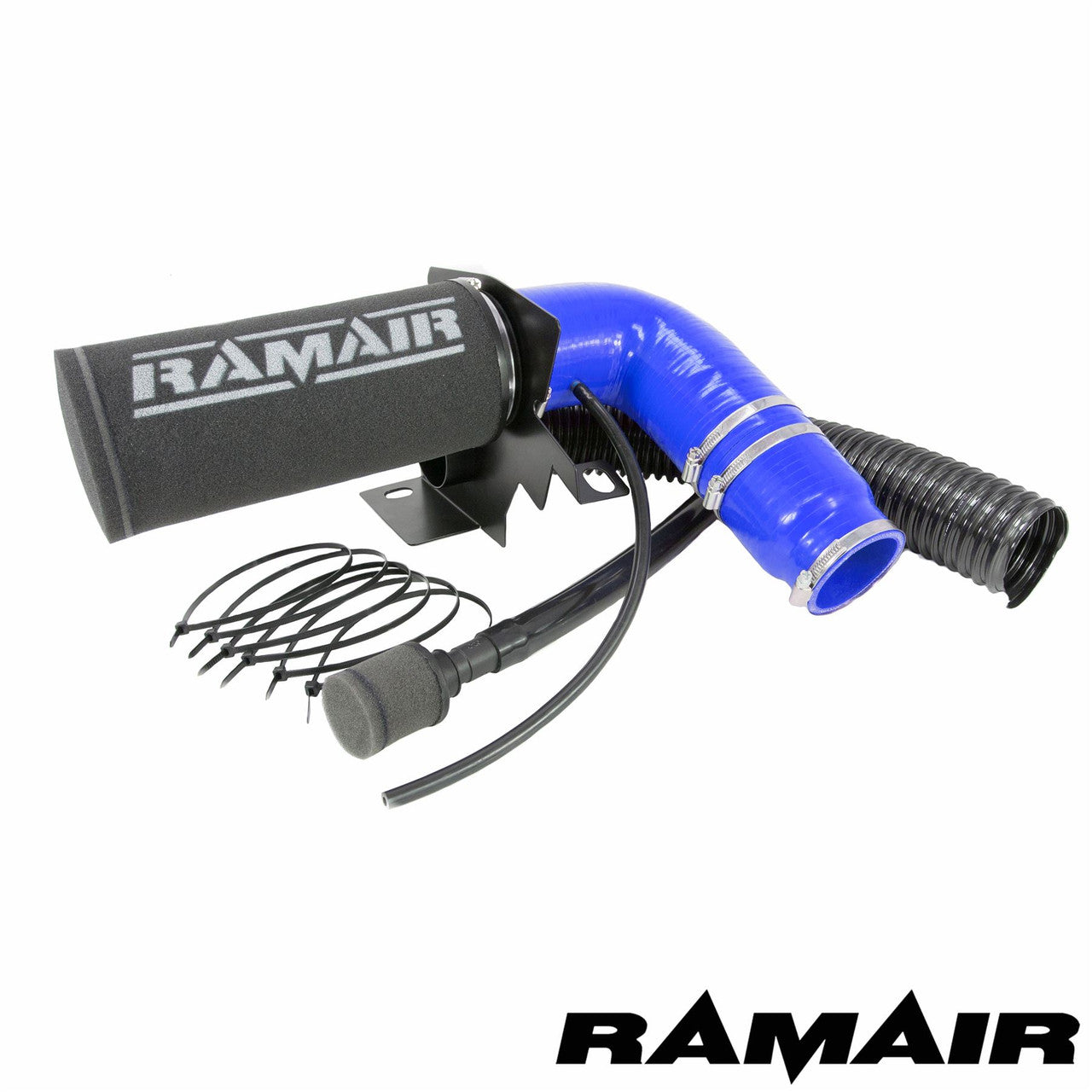 Ramair Performance Foam Induction Kit for 1.2 THP & VTI Citroen & Peugeot - Blue Hose - Wayside Performance 