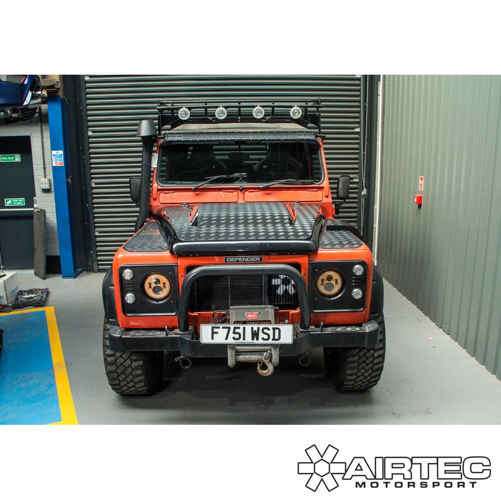 Airtec Motorsport Side Mount Intercooler Upgrade for Land Rover 300tdi Platform - Wayside Performance 